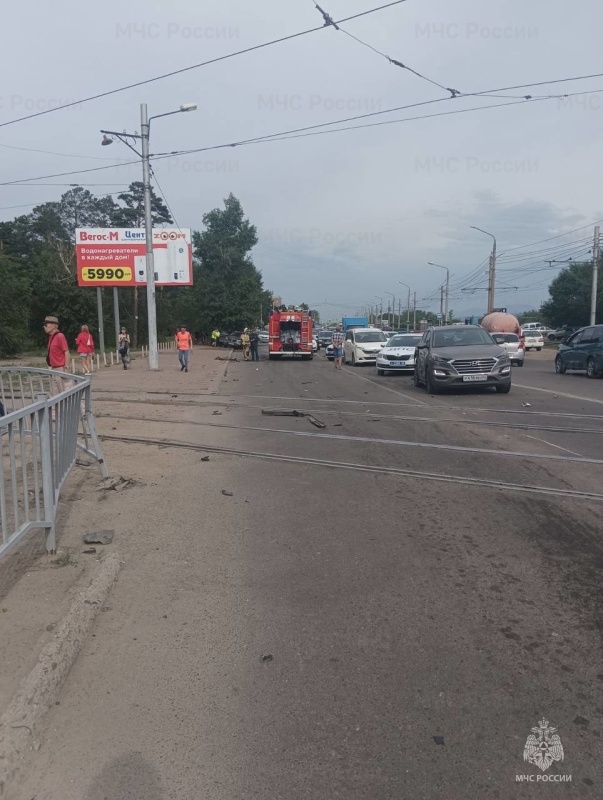 Дорожно-транспортное происшествие в Железнодорожном районе